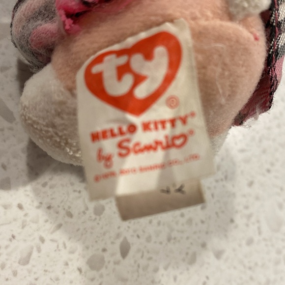 SANRIO HELLO KITTY bag purse charm clip stuffie phone strap wristlet vintage - Picture 3 of 3